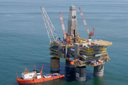 offshore platform oil and gas drilling platform